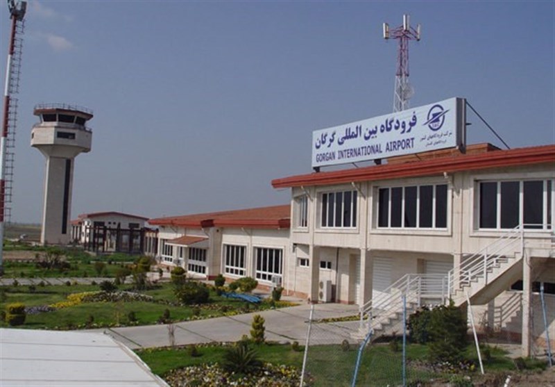 آتش‌سوزی در فرودگاه گرگان