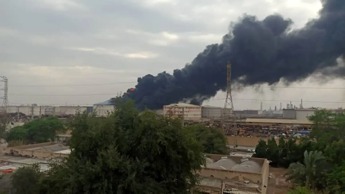 حادثه هولناک در پالایشگاه نفت آبادان
