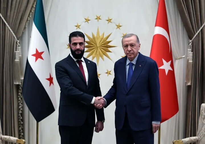 حمایت تمام قد اردوغان از جولانی