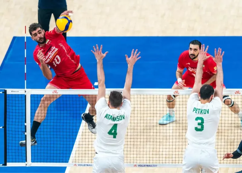 بازگشت پرقدرت والیبال ایران: طوفان بیامان در گدانسک و پیروزی قاطع 3-0 مقابل بلغارستان